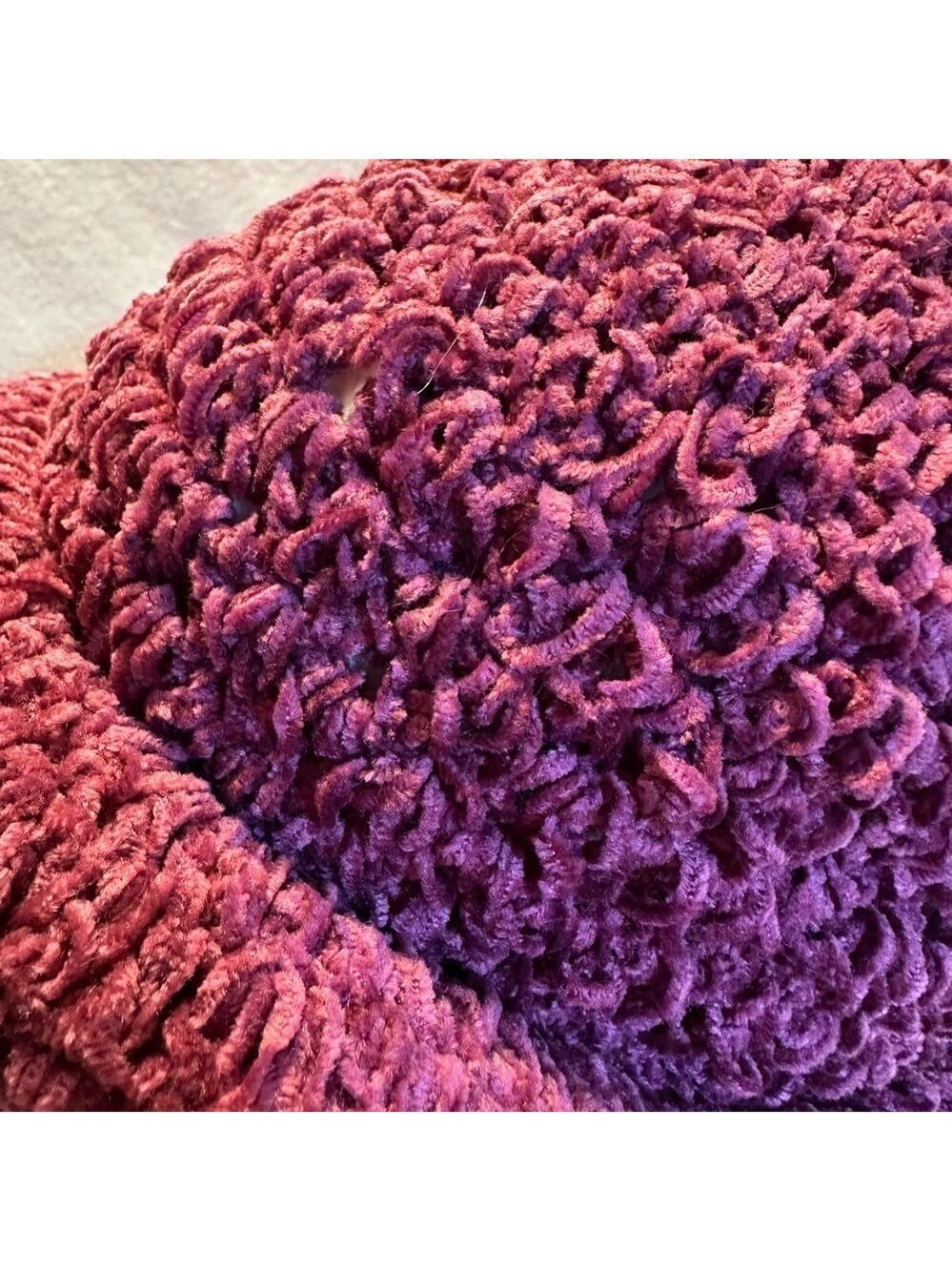 Raspberry Knit Hat and Gloves Set - Picture 4 of 5